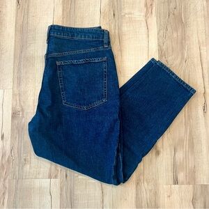 Old Navy Women's High Rise Jeans - Dark Blue - Size 12